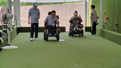 군포장애인론볼연맹 서규원 선수 안양 어울림 론볼대회 참가